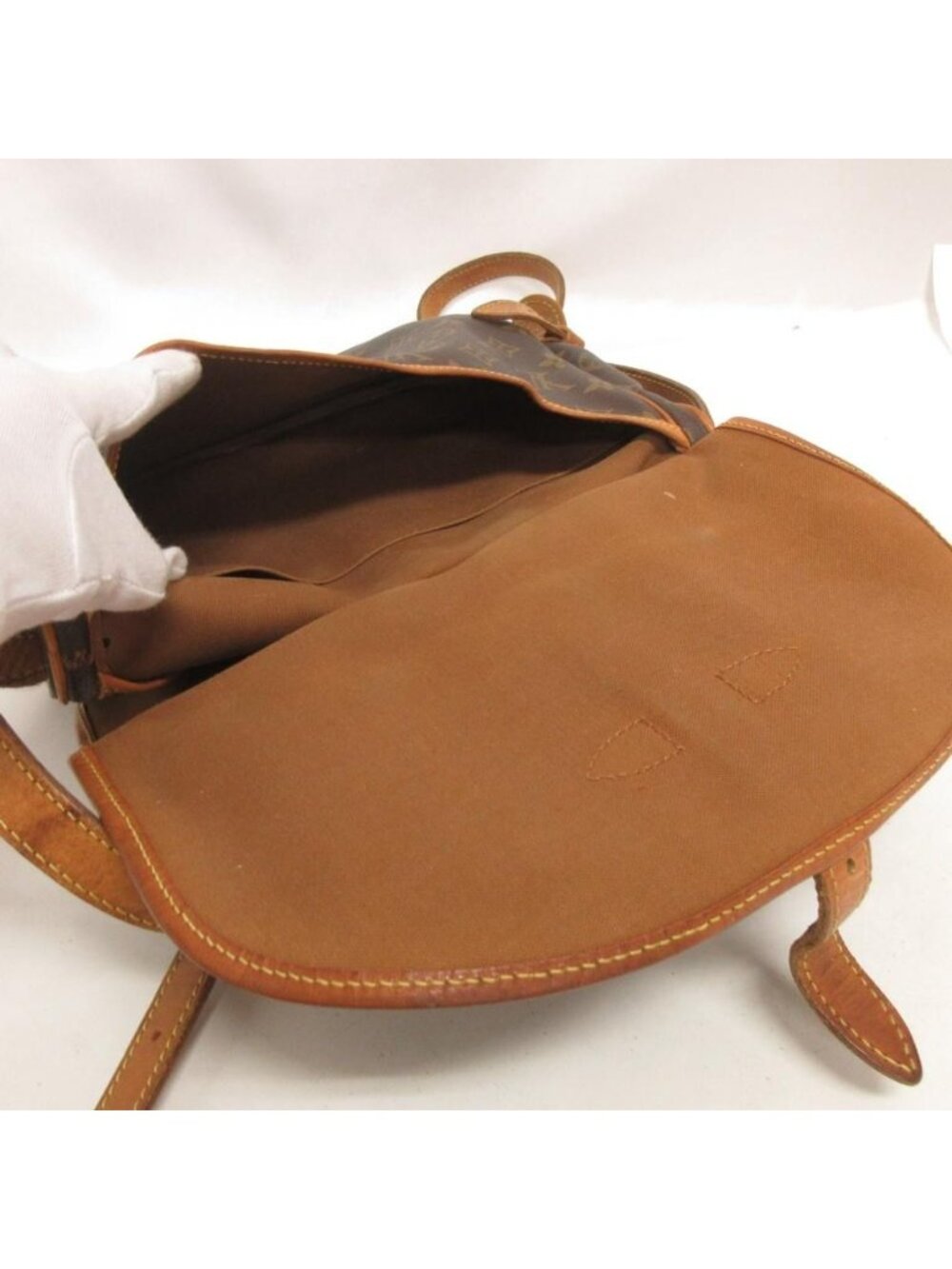 Louis Vuitton Saumur 30 Monogram Shoulder Bag Crossbody Brown - Picture 6 of 9